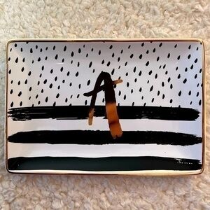 Slant “Alpha A” Ceramic Trinket Tray